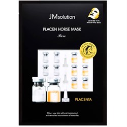JMsolution Антивозрастная плацентарная тканевая маска Placen Horse Mask 10650 - фото 1216