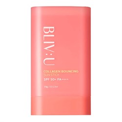 BLIV:U Коллагеновый солнцезащитный стик с пептидами Collagen Bouncing Sun Stick SPF50+PA++++ 19gr 10664 - фото 1233