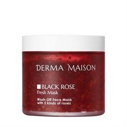 Medi-Peel Легкая маска с экстрактом розы Derma Maison Black Rose Wash Off Fresh Mask 230gr 10446 - фото 884