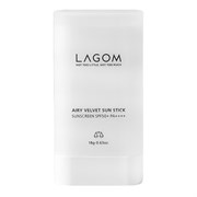 Lagom Матирующий солнцезащитный стик Airy Velvet Sun Stick SPF50+ PA++++ 18gr 10663
