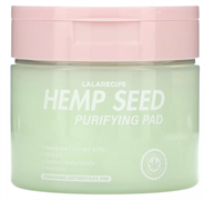 LALARECIPE Тонер-пэды с экстрактом семян конопли и кислотами Hemp Seed Purifying Pad 70 шт 10760