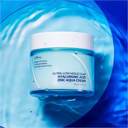 IsNtree Увлажняющий крем для сужения пор Ultra-low Molecular Hyaluronic Acid Zinc Aqua Cream 80ml 10948 - фото 1753
