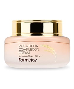 FarmStay Восстанавливающий крем для лица с бифидобактериями Rice & Bifida Complexion Perfect Cream 55ml 11085