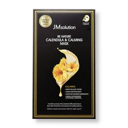 JMSOLUTION Успокаивающая тканевая маска c экстрактом календулы BE NATURE CALENDULA & CALMING MASK 11092