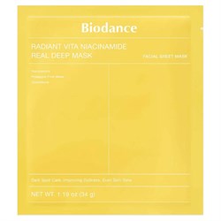 Biodance Гидрогелевая маска с ниацинамидом для сияния кожи Radiant Vita Niacinamide Real Deep Mask 11150