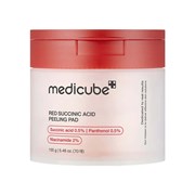 medicube Отшелушивающие пэды с янтарной кислотой Red Succinic Acid Peeling Pad 70шт 10920