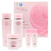 3W Clinic Набор уход за лицом увлажнение Flower effect extra moisturizing 3 kit set 11175